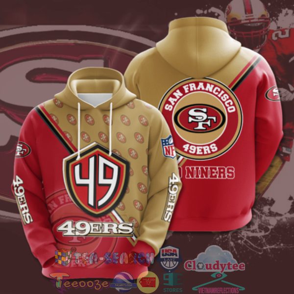 Nfl San Francisco 49Ers Go Niners Hoodie 3D