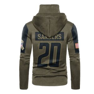 Nfl Sanders 20 Detroit Lions 3D Hoodie Mask