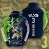 Nfl Seattle Seahawks Russell Wilson 3 Bring On The 12 Hoodie 3D