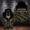 Nfl Tampa Bay Buccaneers Logo Black Green Camo 3D Hoodie