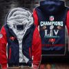 Nfl Tampa Bay Buccaneers Logo Fire The Cannons 3D Fleece Hoodie