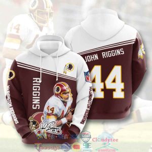 Nfl Washington Redskins John Riggins 44 Hoodie 3D