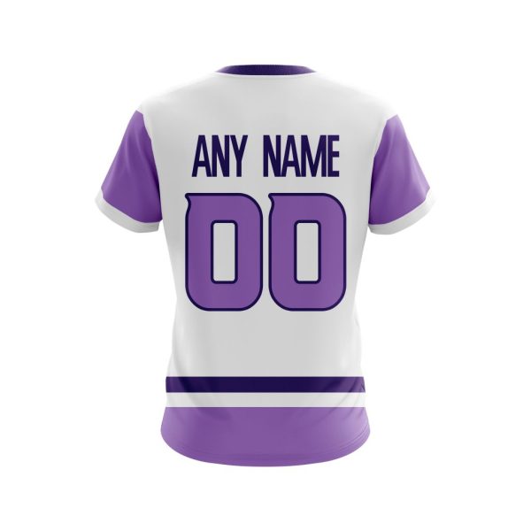 Nhl Anaheim Ducks Fights Cancer Personalized 3D Hoodie