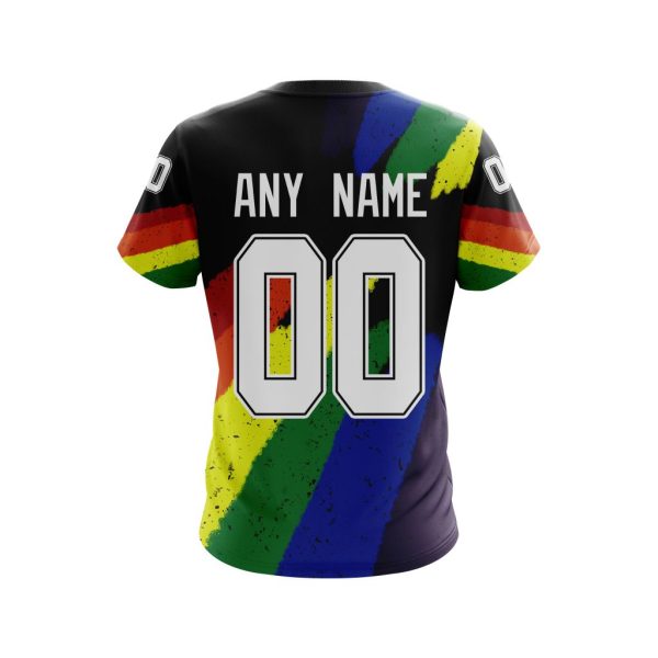 Nhl Anaheim Ducks Lgbt Pride Personalized Custom 3D Hoodie