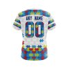 Nhl Colorado Avalanche Autism Awareness Ver2 Personalized 3D Hoodie