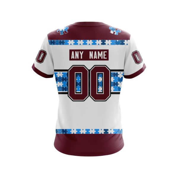 Nhl Colorado Avalanche Autism Awareness Ver3 Personalized 3D Hoodie