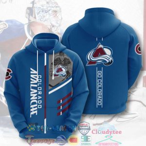 Nhl Colorado Avalanche Go Colorado Hoodie 3D