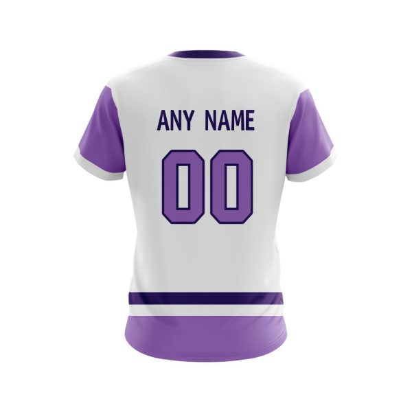 Nhl Los Angeles Kings Fights Cancer Personalized 3D Hoodie