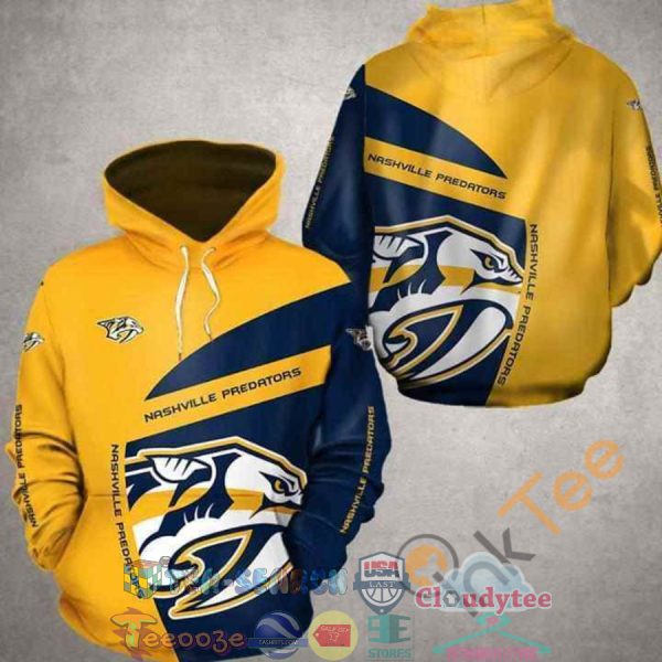 Nhl Nashville Predators Hoodie 3D