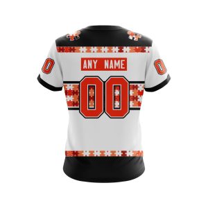 Nhl Philadelphia Flyers Autism Awareness Ver2 Personalized 3D Hoodie