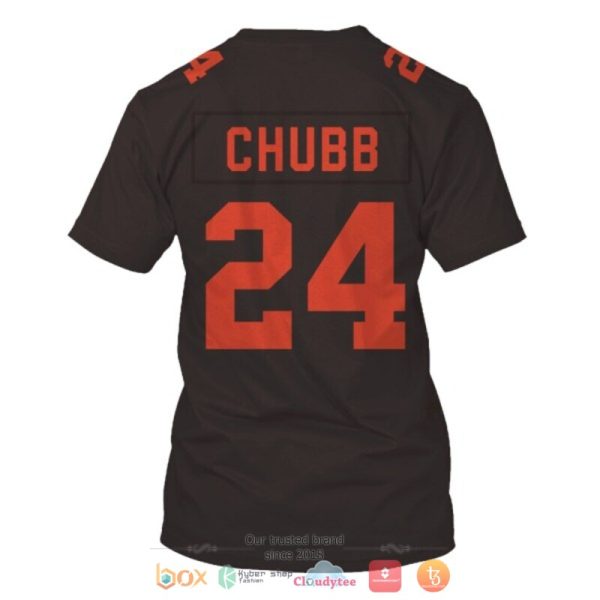 Nick Chubb 24 Cleveland Browns Nfl 3D Shirt