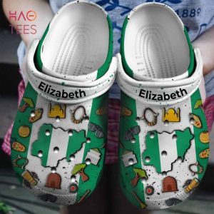 Nigeria Flag Symbols Personalized Crocs Shoes