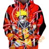 Nine Tailed Ninja Naruto Hoodie 3D