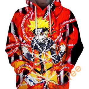 Nine Tailed Ninja Naruto Hoodie 3D