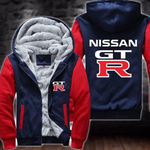 Nissan Gtr Fleece Hoodie Jacket