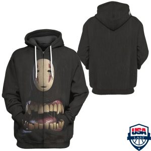 Noface Kaonashi 3D Hoodie Apparel