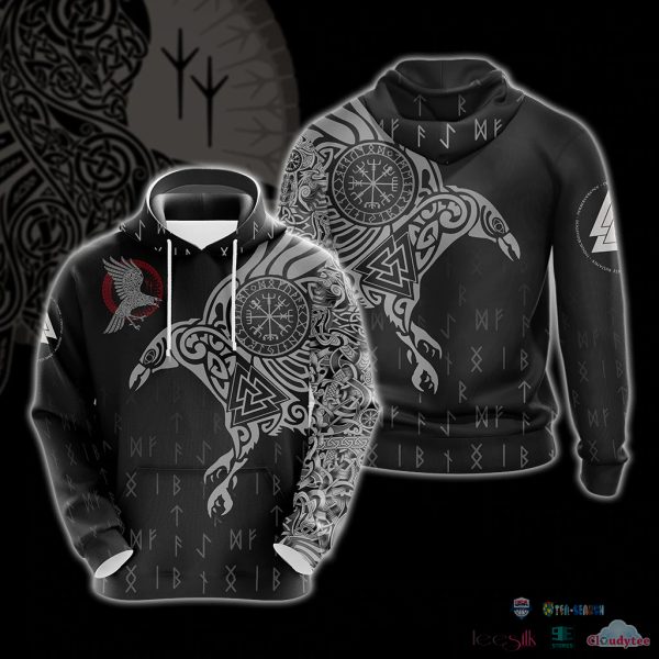 Nordic Warrior Viking 3D All Over Print Shirt Hoodie