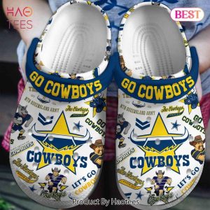 North Queensland Cowboys NRL Sport Crocs Crocband Clogs Shoes Comfortable For Men Women and Kids