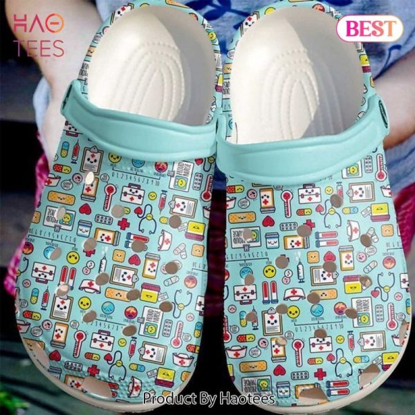 Nurse Cute Pattern Classic Clogs Shoes Exclusive