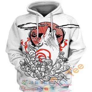 Okami Japanese Tatoo Hoodie 3D