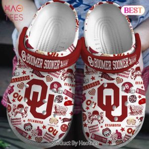 Oklahoma Sooners NCAA Sport Crocs Crocband Clogs Shoes Comfortable For Men Women and Kids Exclusive