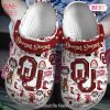 Oklahoma Sooners NCAA SportCrocs Crocband Clogs Shoes Comfortable For Men Women and Kids