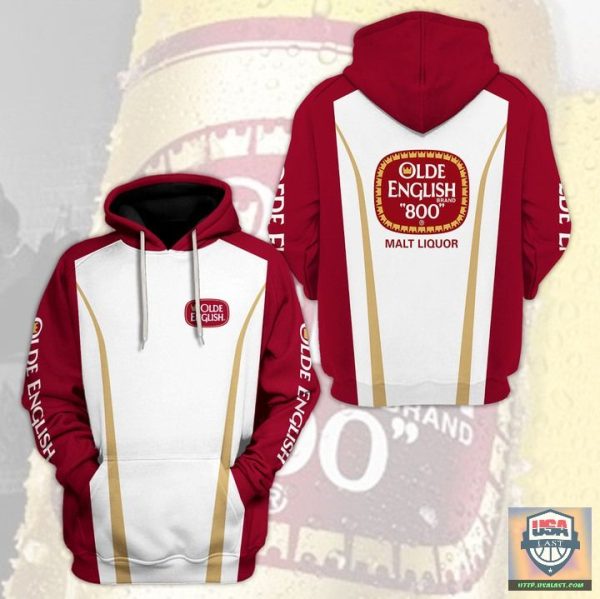 Olde English 800 Beer 3D All Over Print Hoodie