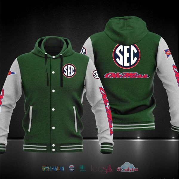 Ole Miss Rebels Baseball Hoodie Jacket