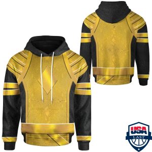 Omega Yellow Power Rangers 3D Hoodie Apparel