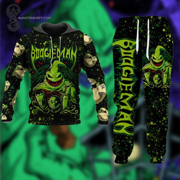 Oogie Boogie Halloween Night Full Print Combo Hoodie And Sweatpants