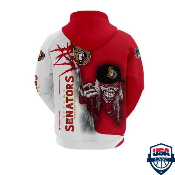 Ottawa Senators Nhl Ver 3 All Over Printed Hoodie