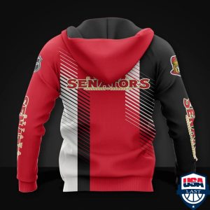 Ottawa Senators Nhl Ver 7 All Over Printed Hoodie