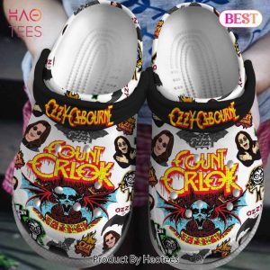 Ozzy Osbourne Music Crocs Crocband Clogs Shoes Comfortable For Men Women and Kids