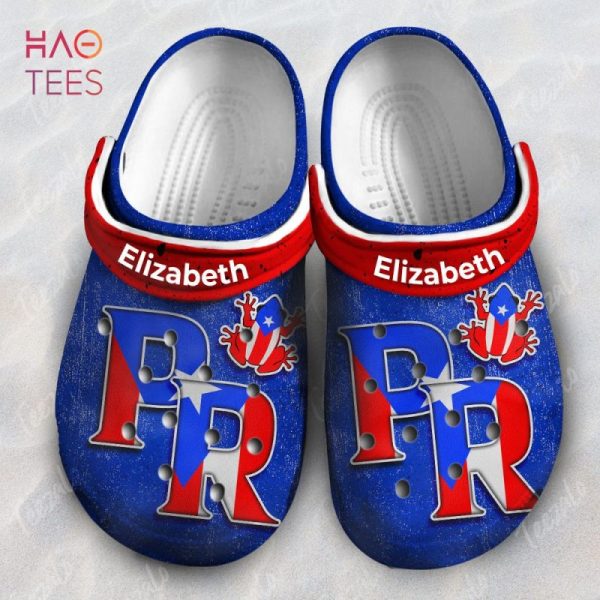 PR Puerto Rico Flag Symbol Personalized Crocs Shoes