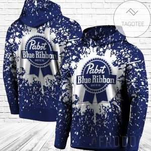 Pabst Blue Ribbon All Over Print Hoodie