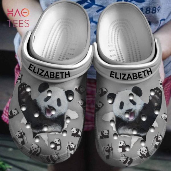 Panda Hole Personalized Crocs Shoes