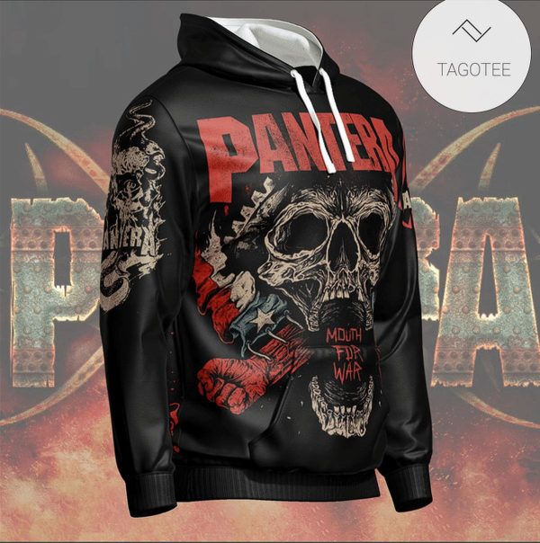 Pantera Skull Pantego Band Hoodie