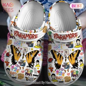 Paramore Music Crocs Crocband Clogs Shoes Comfortable For Men Women and Kids