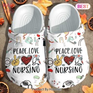 Peace Love Nursing Custom Shoes Indoor – Nurse Beach Shoes Gifts For Mothers Day Women