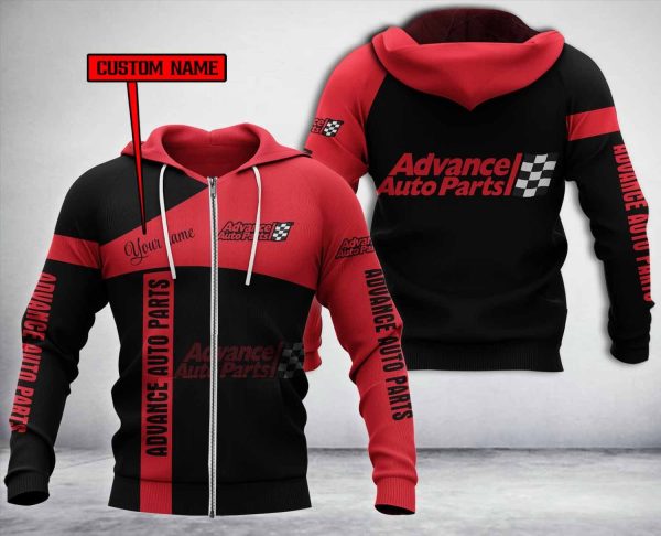 Personalized Advance Auto Parts Black 3D Hoodie