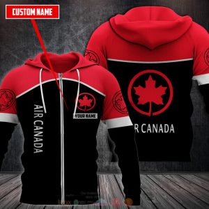 Personalized Air Canada 3D Fleece Hoodie