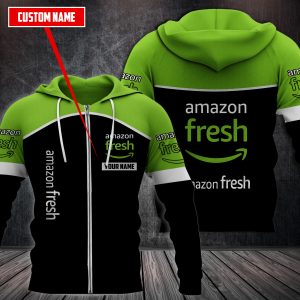 Personalized Amazon Fresh 3D Fleece Hoodie