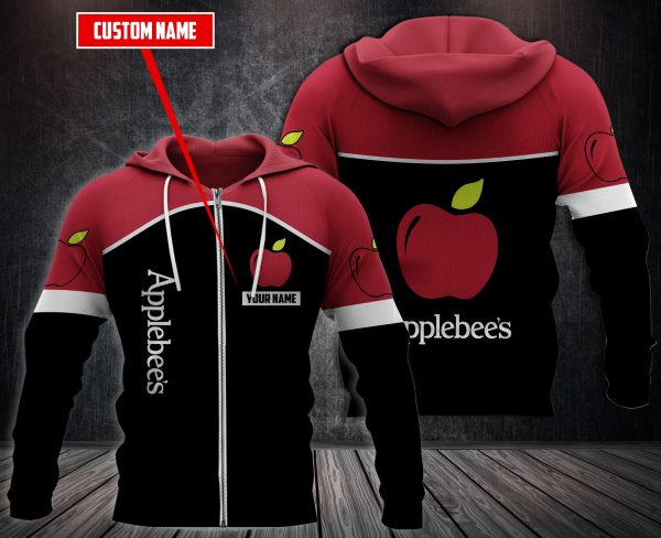 Personalized Applebees 3D Fleece Hoodie