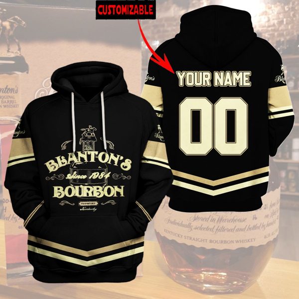 Personalized Blanton’S Bourbon Black Custom 3D Hoodie