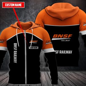 Personalized Bnsf Railway 3D Fleece Hoodie