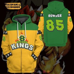 Personalized Bowser Sports Ver 2 Koopa Kings 3D Shirt