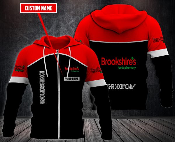 Personalized Brookshire Grocery Company 3D Fleece Hoodie