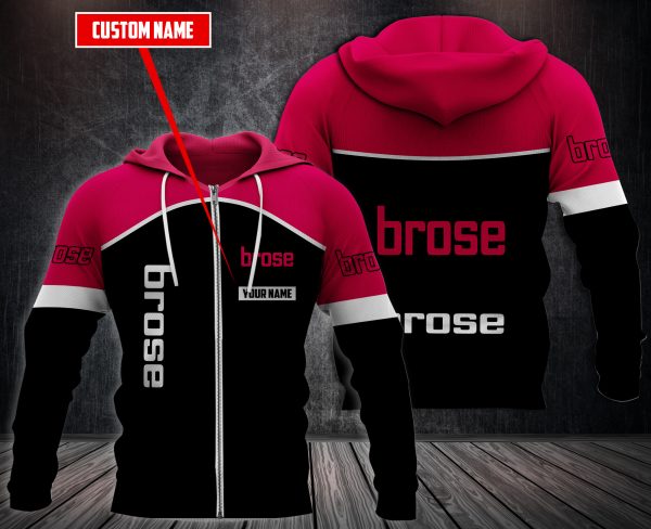 Personalized Brose Fahrzeugteile 3D Fleece Hoodie