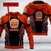 Personalized Buger King Orange Black Custom All Over Print 3D Hoodie