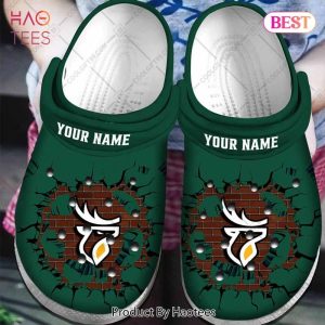 Personalized CFL Edmonton Elks Broken Wall Crocs